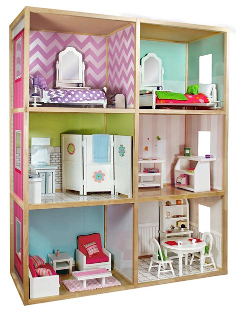 The plans are easy to understand and also easy to modify if you want to change a few things. . Dollhouse for 18 inch dolls